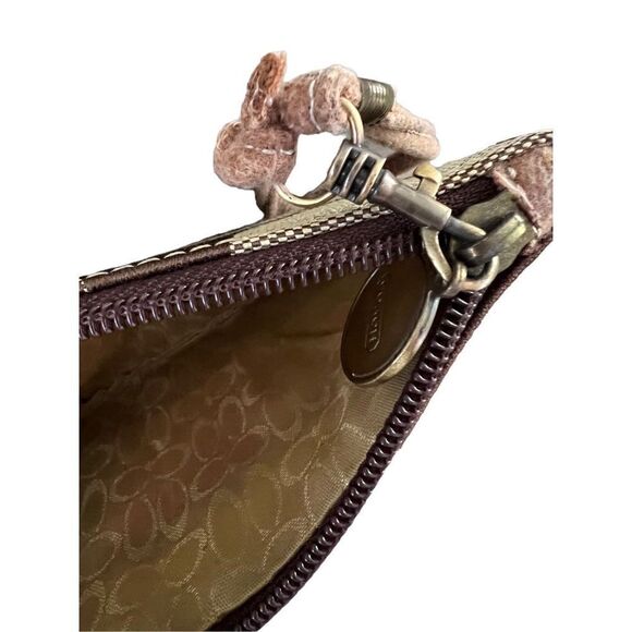 Coach Wallet Zipper Top Pink Blue and Yellow - Picture 3 of 8